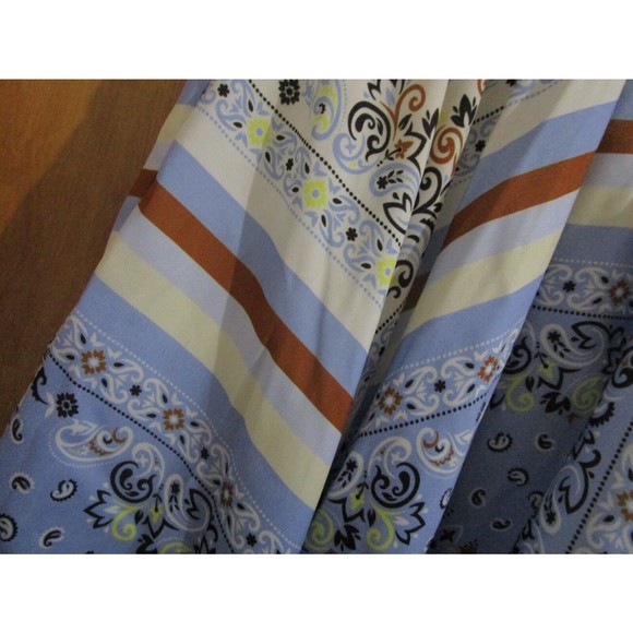 ITALIAN T-LOVE GIRL SZ 10 BEAUTIFUL PRINT BOHEMIAN UNEVEN HANDKERCHIEF HEM SKIRT - Picture 7 of 8